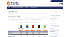 Desktop Screenshot of miglioriantivirus.it
